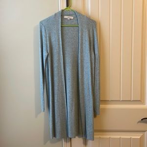 Loft sweater cardigan in large lt. Blue